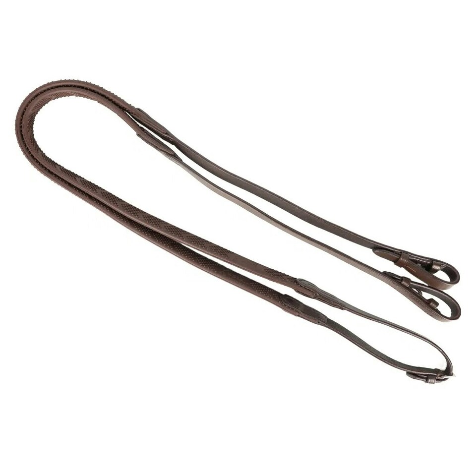 image 1 of Hy ProPresicce Bio Grip Horse Reins - Brown - Full