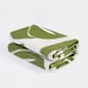 image 3 of OHS Outdoor Waterproof Tropical Garden Patio Anti-Slip Rug, 80x150cm - Green/White