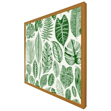Leaves mixed (Picture Frame) Brown | Oak | XL