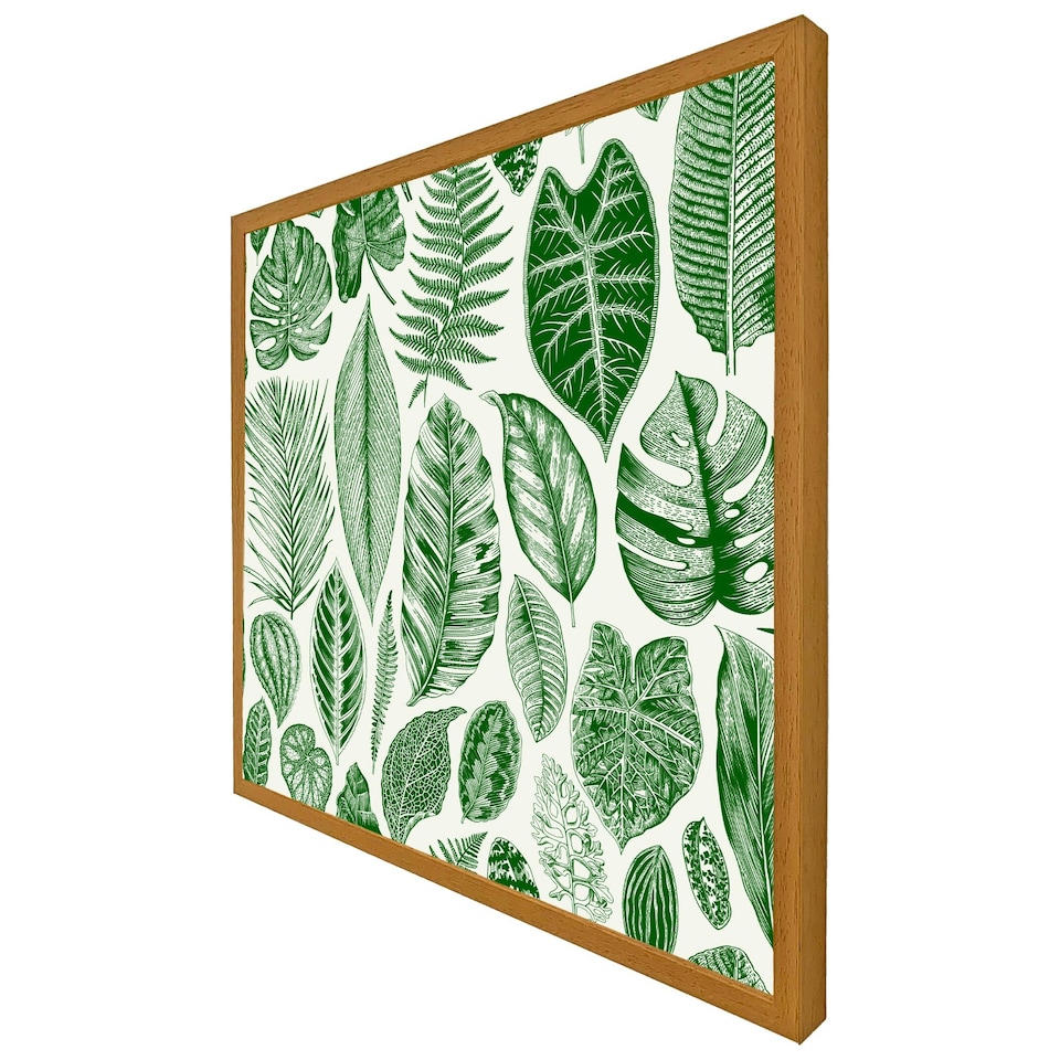 image 1 of Leaves mixed (Picture Frame) Brown | Oak | XL