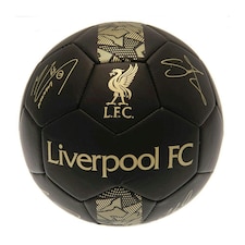 Liverpool FC Phantom Signature Football - Matt Black/Gold - 1