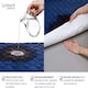 image 4 of Lynmark Waterproof Bed Protector with Tuck-In Flaps, Absorbs Up to 3000ml, 150x85cm (Tucks 85x45cm) | Blue | 1 pack | 1