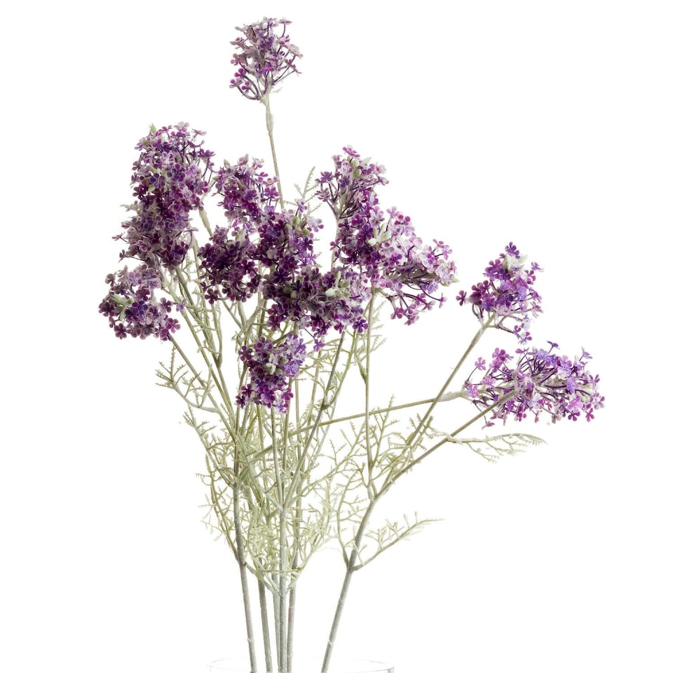 image 1 of Hill Interiors Meadow Artificial Flower - Purple - One Size