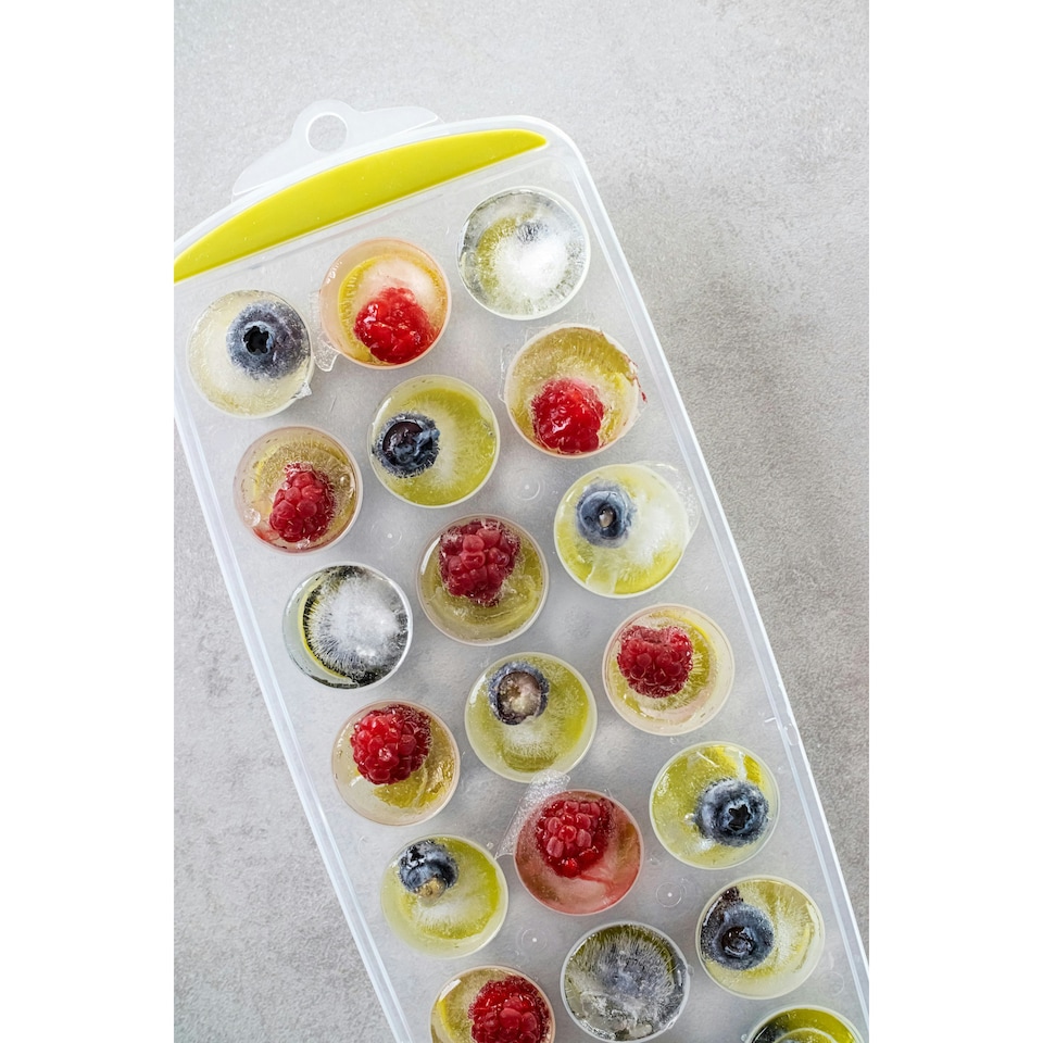 image 1 of Colourworks Silicone Ice Cube Tray Green