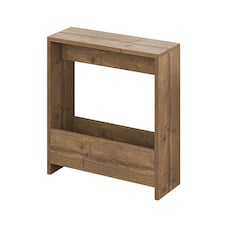 Decortie Simpi Slim Side Table 55x20x60cm Dark Oak Effect