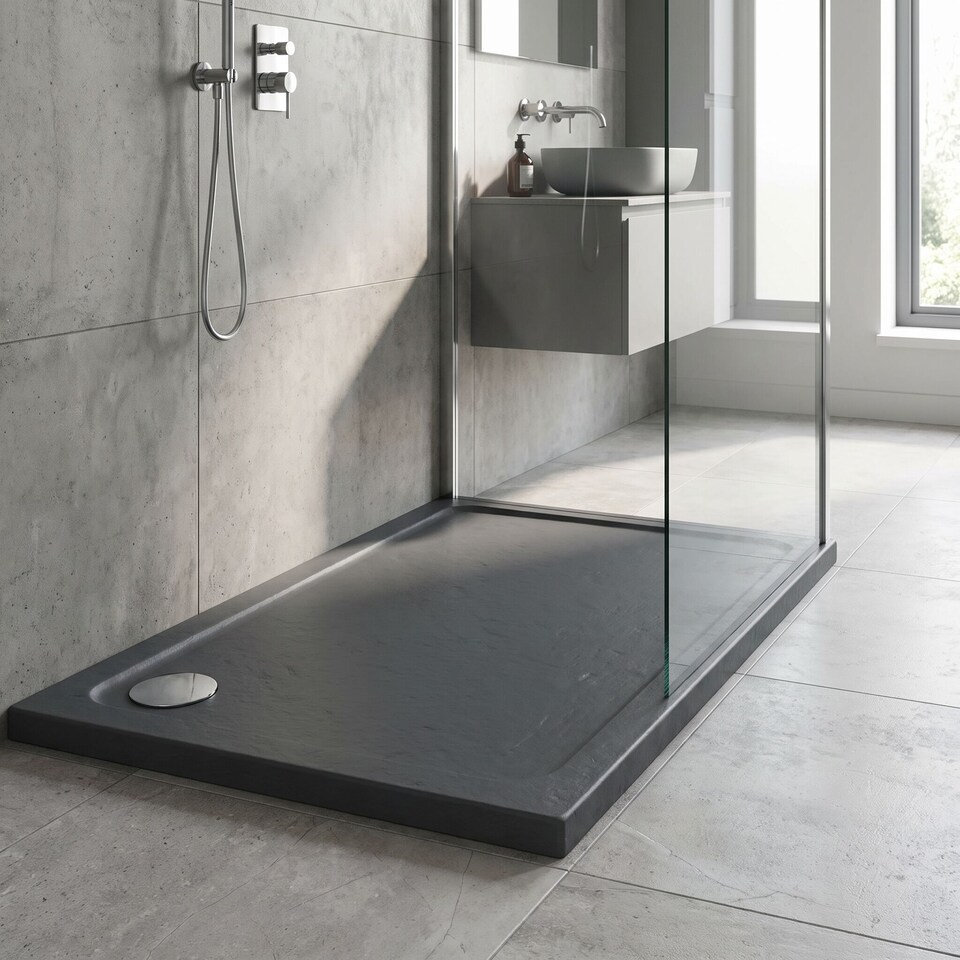image 1 of Balterley Stone Tray 1700x800 Slate