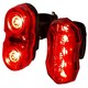 image 1 of AWE AweTwin Red LED Rear Bike Light Set 2 x 0.5W AAA Battery & 5 x Red (SMD) LEDs