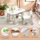 image 6 of COSTWAY Kids Drawing Table and Chair Set Grey