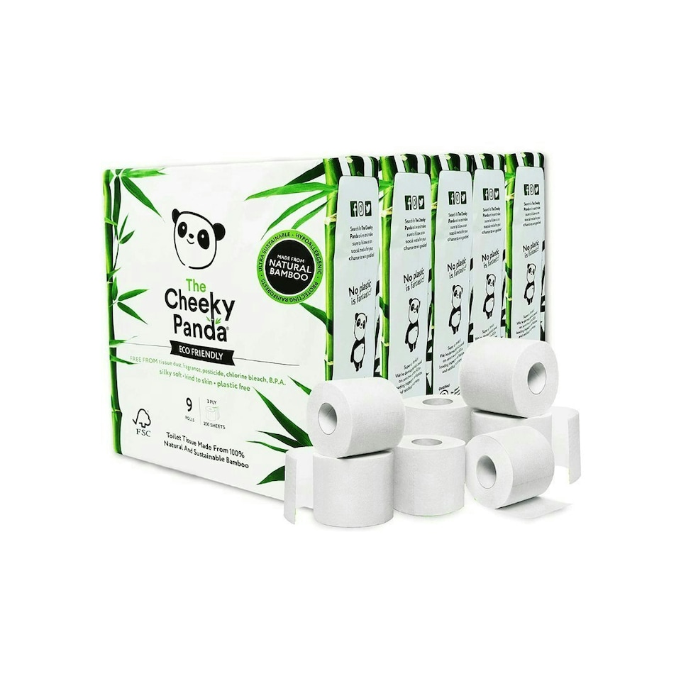 image 1 of Silky Soft Bamboo Toilet Paper White | 48 Rolls Unwrapped