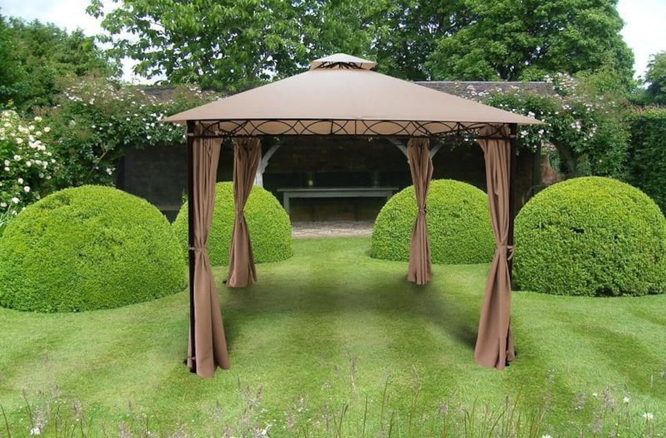 image 1 of Marco Polo Gazebo - L300 x W400 x H250 cm - Mocha
