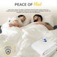 image 5 of MONHOUSE Premium Soft Fleece Electric Blanket - Heated Under Blanket - King 180x200cm - Fitted Heated Mattress Cover - Machine Washable - 9 Heat Settings