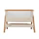 image 2 of Tutti Bambini Cozee Bedside Crib - Scandinavian Walnut/Ecru