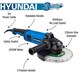 image 2 of Hyundai 2000W Electric Angle Grinder 230mm Disk, Quick release, 220-240V HYAG2000E