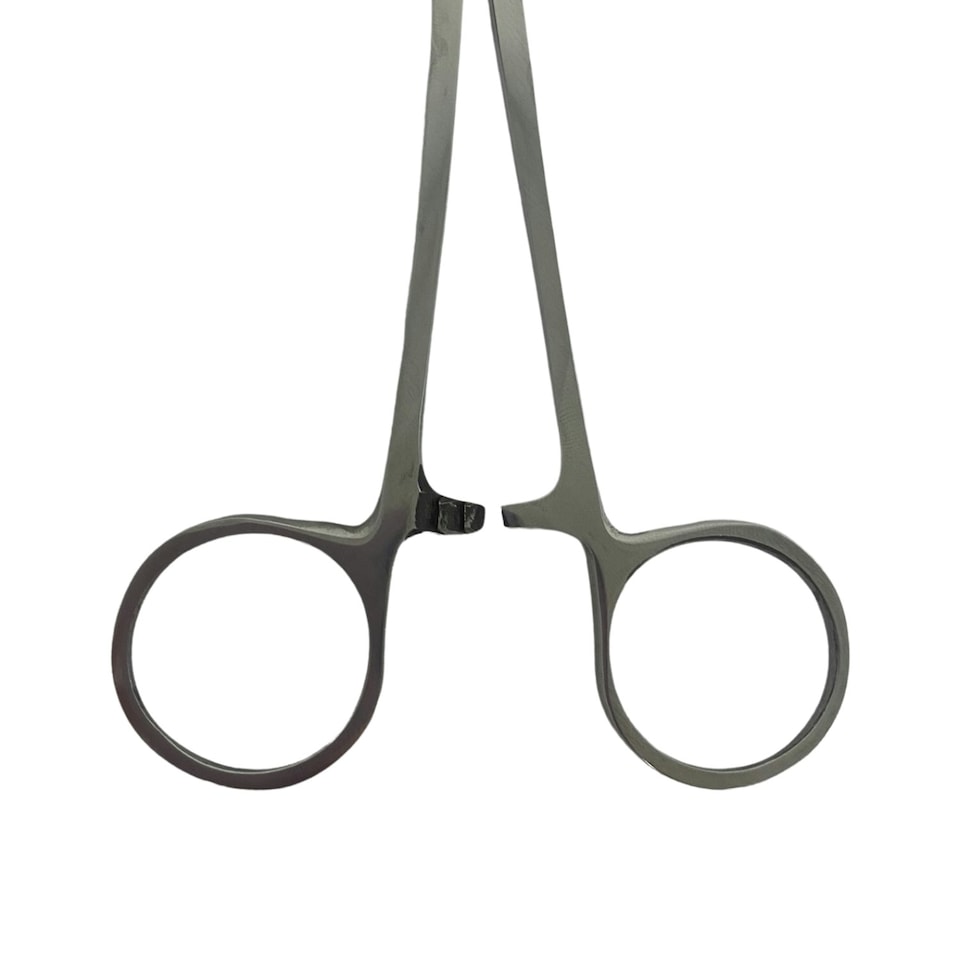 image 1 of NGT 10" Curved Stainless Steel Fishing Forceps - Angling Equipment