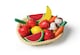 image 3 of Hooga Wooden Play Food Set with Basket - 20 Pieces of Fruits & Vegetables