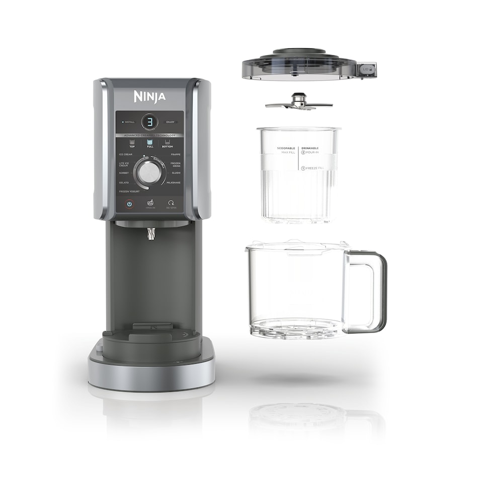 image 1 of Ninja CREAMi Deluxe 10-in-1 Ice Cream and Frozen Drink Maker NC501UK