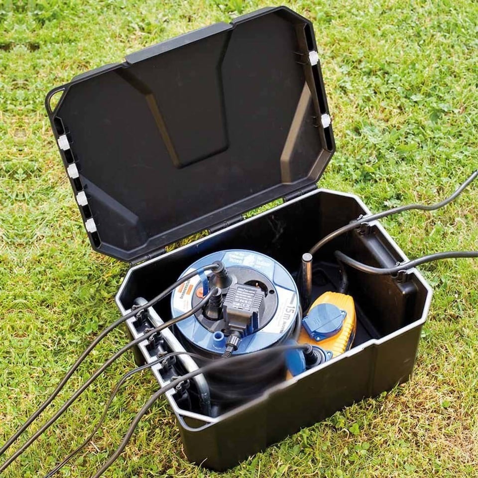 image 1 of Certikin Weatherproof Garden Electric Power Box Z960-00