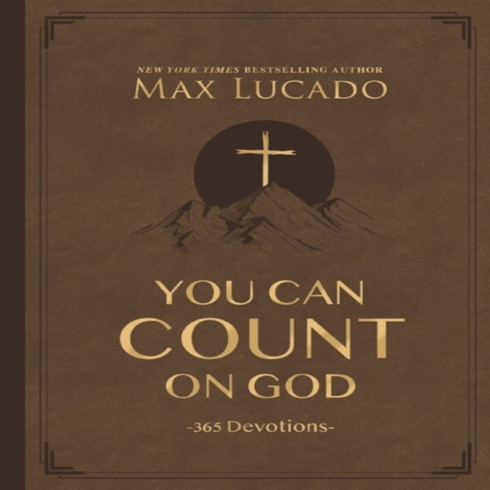 You Can Count On God Large Text Leathersoft