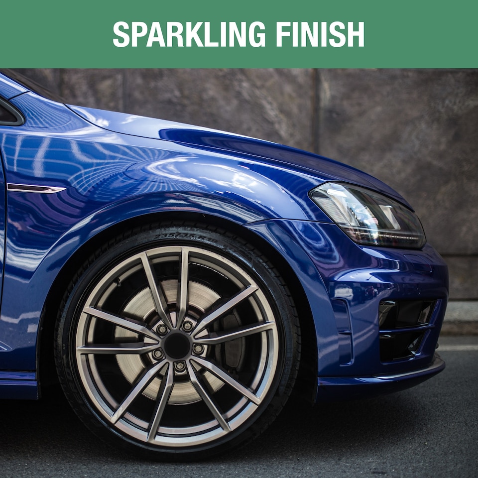 image 1 of CARSHARK Non-Acidic Wheel Cleaner 1L + Black Wheel Brush - Removes Brake Dust & Road Grime