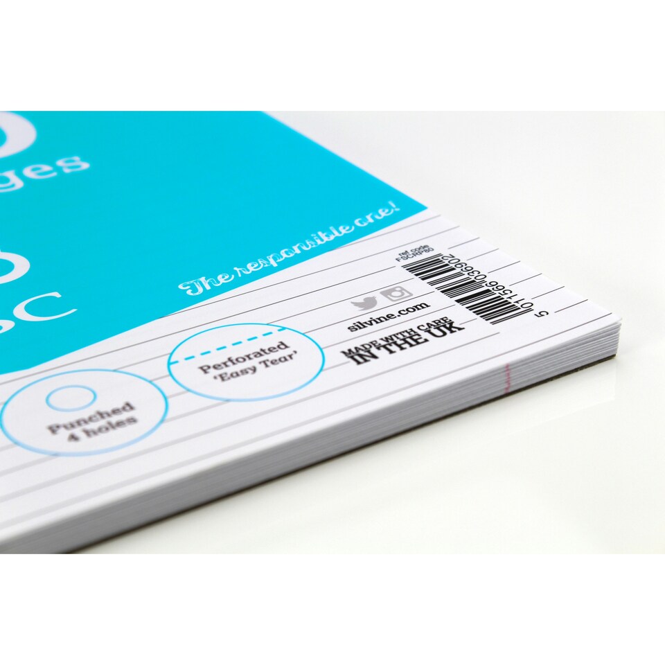 image 1 of A4 FSC Certified Silvine Refill Pad 160 Pages