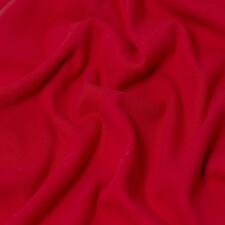 Minerva Core Range Red Tubular Ribbing Stretch Knit Fabric for Dressmaking, 70cm / 27" Wide - per metre