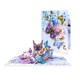 image 1 of Colorful Whispers Butterfly & Flower 3D Pop Up Greeting Card