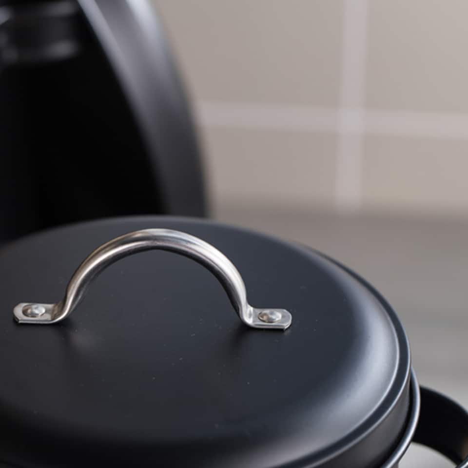 image 1 of Living and Home Set of 3 Onion and Garlic Storage Jars with Peeler