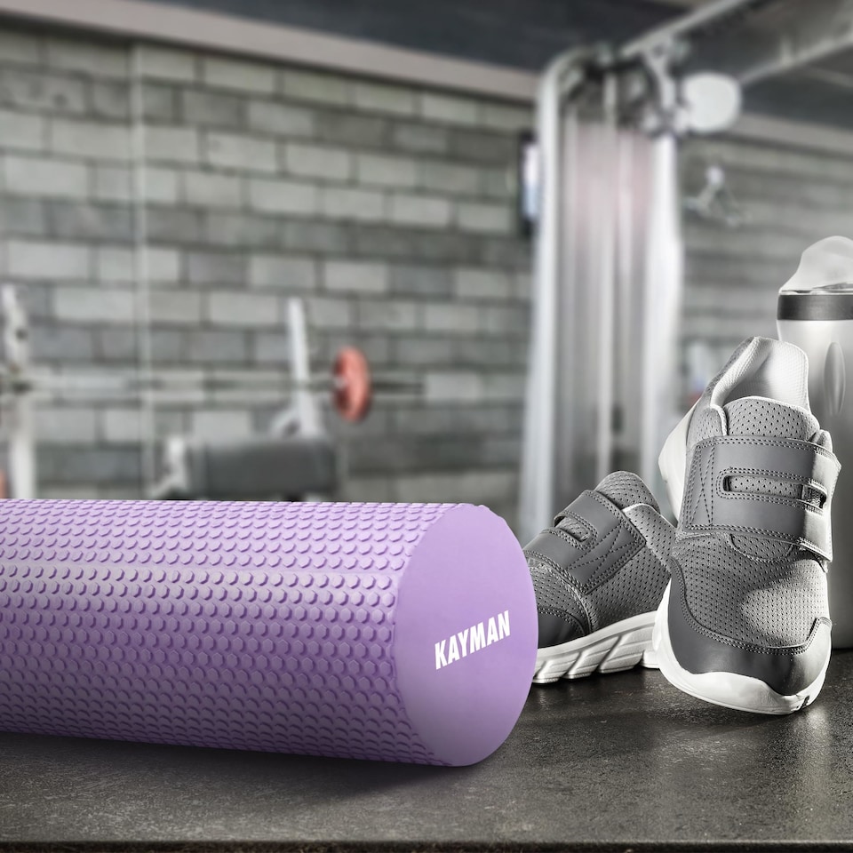 image 1 of Kayman Foam Roller 44 Centimetre for Back Legs and Post Workout Recovery