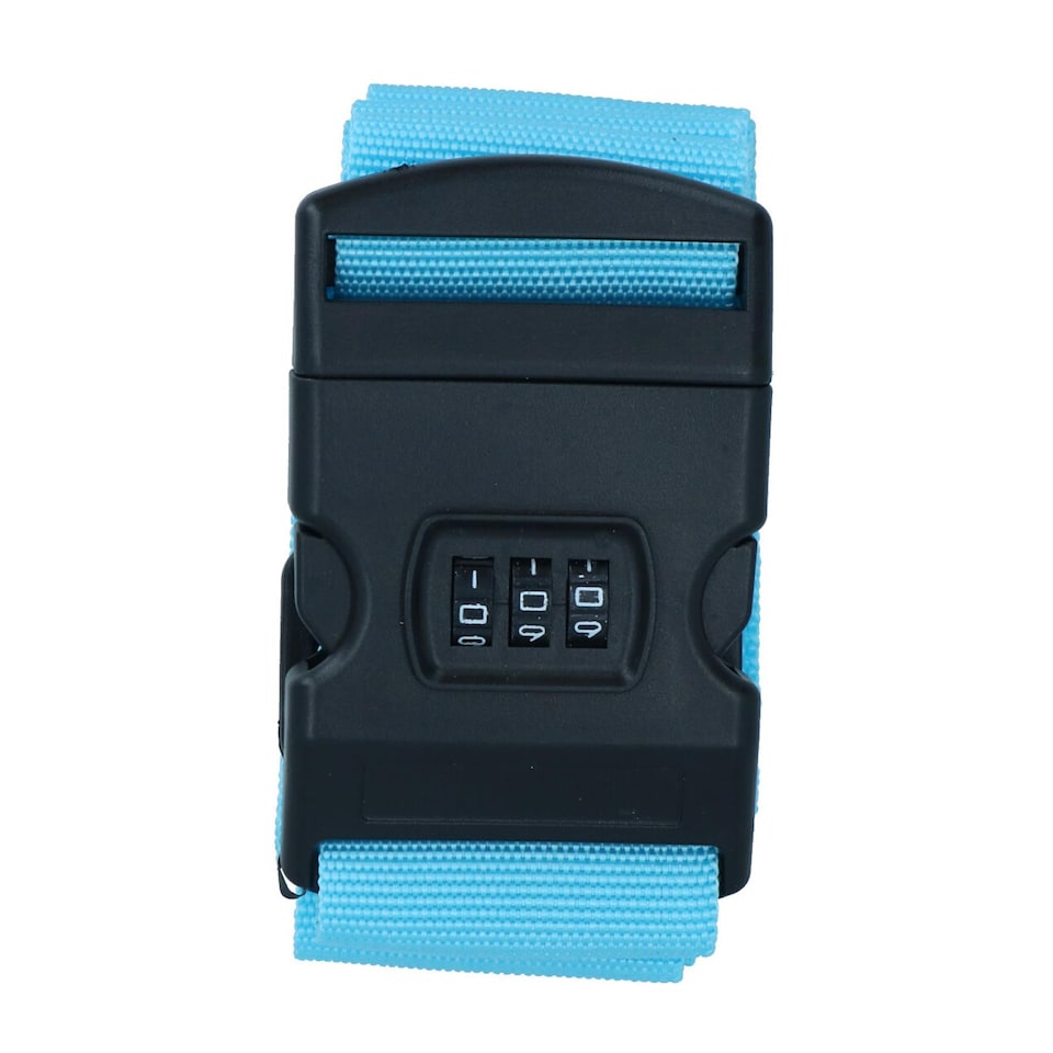 image 1 of Adjustable Anti theft Combination Luggage Lock Strap Suitcase Baggage Secure 2pc