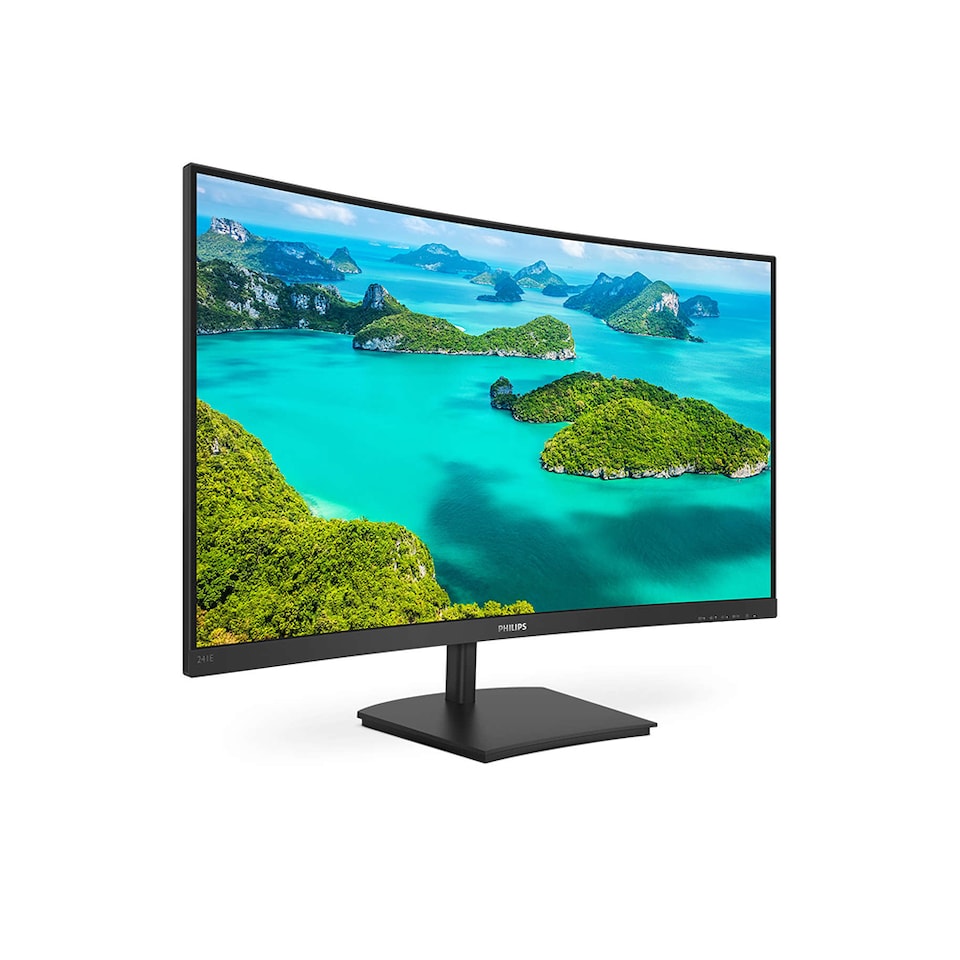 image 1 of Philips E Line 241E1SC/00 23.6" FHD Curved LED Monitor Ratio	16:9 Resp Time 4ms