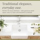 image 3 of Single Bowl Fireclay Butler Kitchen Sink with Overflow with Waste - 595mm