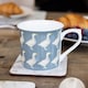 image 2 of KitchenCraft Fine Bone China Geese Mug | Blue