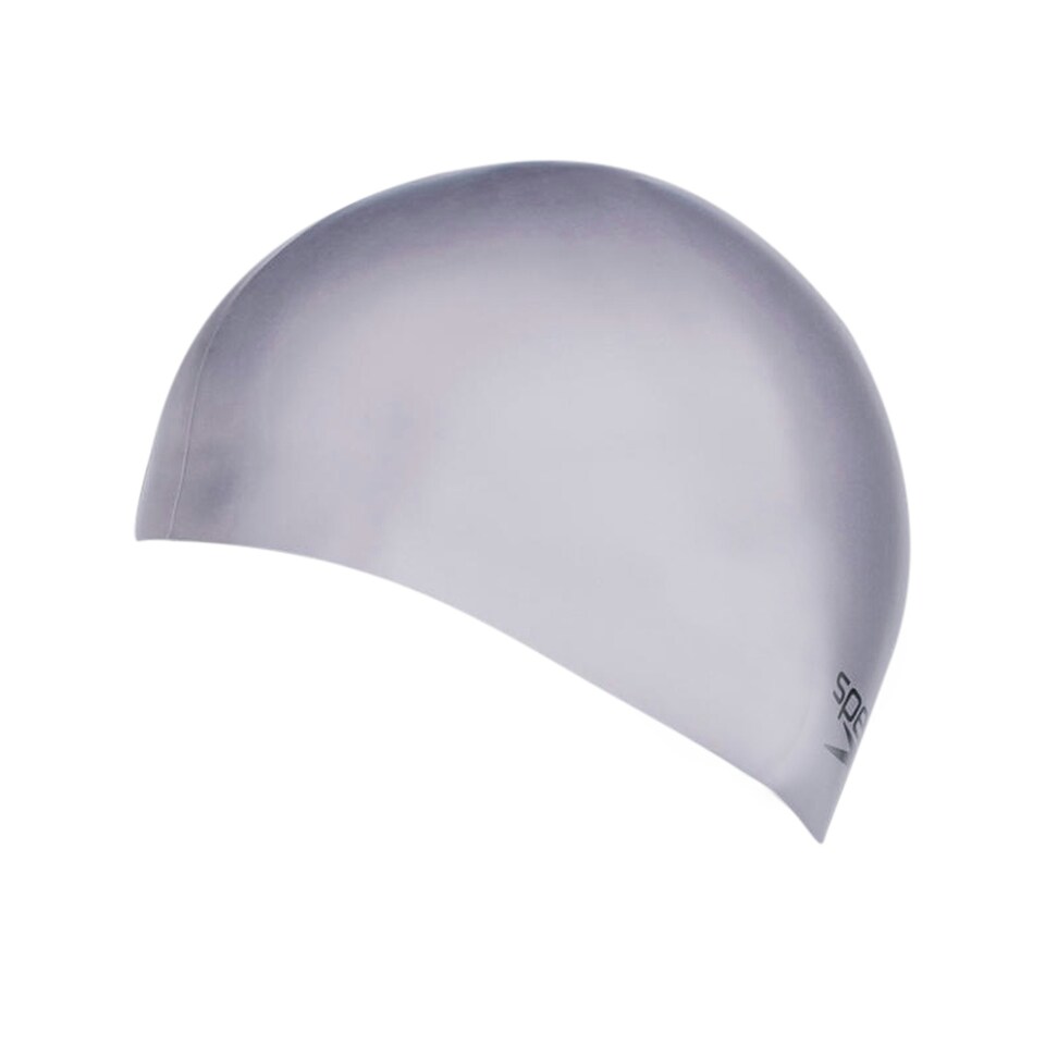 image 1 of Speedo Unisex Adult 3D Silicone Swim Cap - Silver - One Size