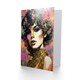 image 2 of Gold Glitter Glam Fashion Young Woman Wife Birthday Card