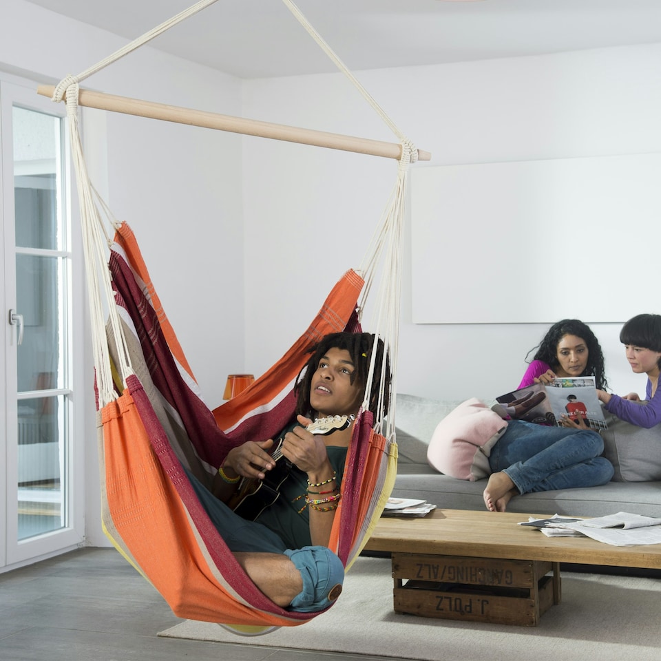 image 1 of Brasil Acerola Hammock Chair Multi | Acerola