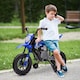 image 2 of AIYAPLAY 12V Kids Electric Motorbike, Kids Electric Ride on Motorcycle, Battery Powered Toy with Twist Grip Throttle, Training Wheels, Suspension System, Music, Blue
