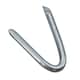 image 2 of 25mm Galvanised U Nails Heavy Duty Staples for Wires Fencing Mesh Netting 80pc