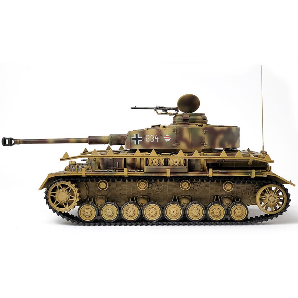 image 1 of Academy German Panzer IV Ausf.H Late Version Tank Military Model Kit Scale 1-35