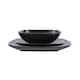 image 6 of Creative Tops Raven 12 Piece Black Stoneware Square Dinner Set