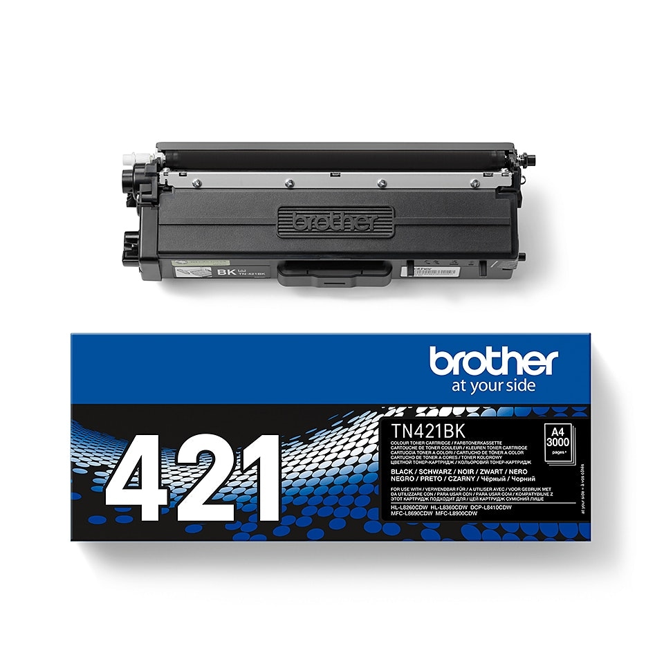 image 1 of Set of 4 Brother TN421 Black Cyan Magenta Yellow Toner Cartridges Multi | Set of 4 Compatible Brother Toner Cartridges