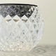 image 2 of ValueLights Solar Powered Outdoor Black Diamond Pattern Glass Table Lamp Garden Light Multi