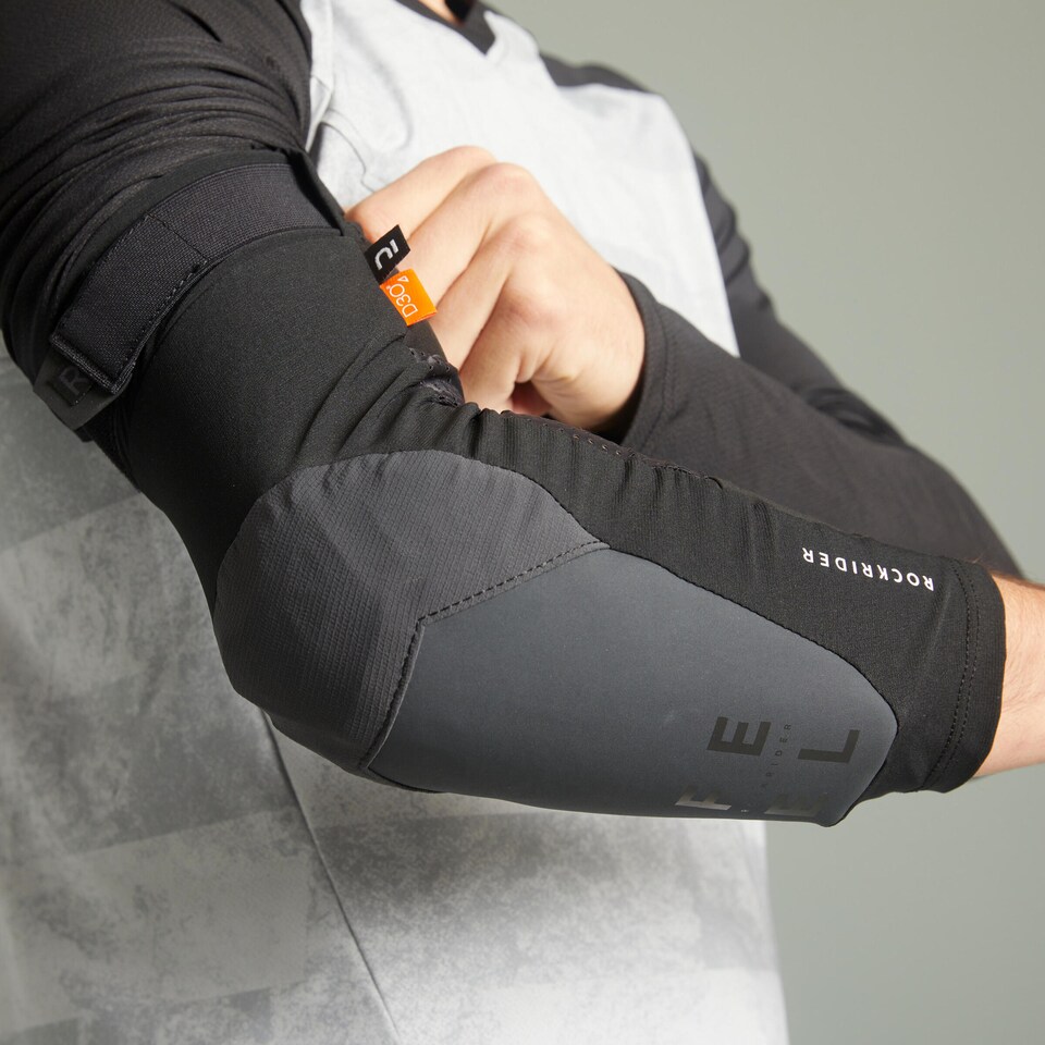 image 1 of Decathlon All-Mountain Enduro Mountain Biking Elbow Pads Feel D_Strong