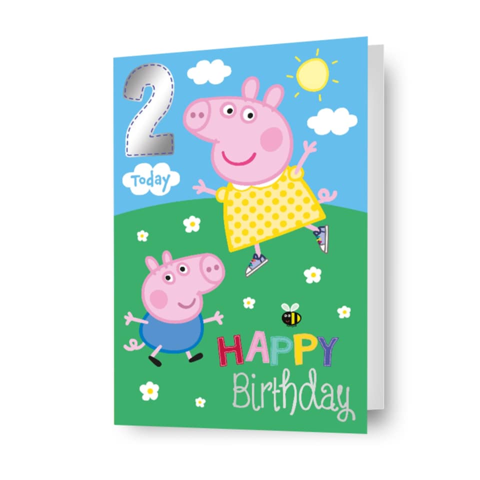 image 1 of Peppa Pig Age 2 Birthday Card