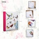image 9 of ARPAN Large Self-Adhesive Photo Album 36 Sheets 72 Sides Spiral Scrapbook Memory Album Butterfly Design