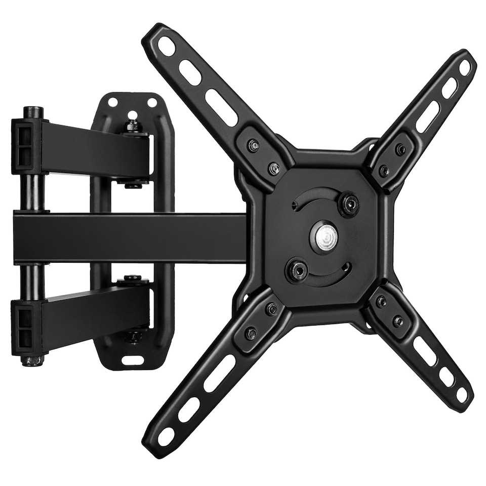 image 1 of Futura Universal TV Wall Mount Bracket for 13-43 Inch TVs, Tilt, Swivel & 90° Rotation