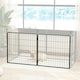 image 2 of PawHut 2 Piece Dog Pen Expansion Pack for 80cm High Pet Playpen for S M Dogs