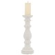 image 3 of Hill Interiors Column Candle Holder - White - 45cm x 16cm x 16cm