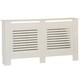 image 8 of Vida Designs Milton Radiator Cover Painted MDF Slatted Cabinet, White, 152cm