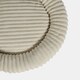 image 6 of OHS Ribbed Round Plush Plump Soft Warm Cosy Pet Dog Cat Cushioned Donut Bed Cream | L