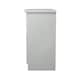 image 3 of Holborn 3 Door Sideboard in Grey Gloss & Dusk Grey (Ready Assembled) | Grey | Grey Gloss & Dusk Grey
